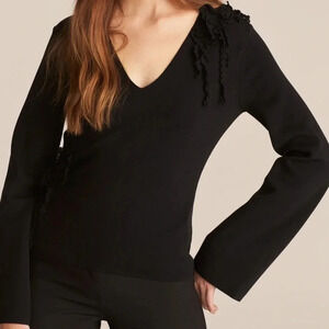 Rebecca Taylor Slim V-Neck Pullover